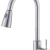 PALAPHIR Kitchen Mixer Pull Out, Matt Chrome Color