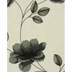 British wallpaper floral design size 10m x 0.53m beige and grey, model 20307