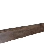 MDF Wooden skirting, Length 2.4 meters, Height 8 cm, Dark Brown Color, Model Number 176 