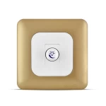 Push & Rotary Dimmer 500W, 220V, 1 Gang, 2 Way, Gold Color, 7x7cm | Spectra