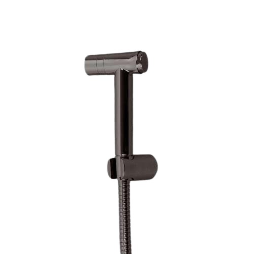 Practical Bidet Mixer 7.25×12.8 cm, 15 Bar Pressure, 1.2m Hose, Shiny Titanium | 