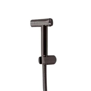 Practical Bidet Mixer 7.25×12.8 cm, 15 Bar Pressure, 1.2m Hose, Shiny Titanium | 