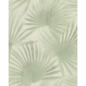 Italian Wallpaper Leaf-Patterned Design 10mx1.06m Pale Green | Balbaid Decor Company
