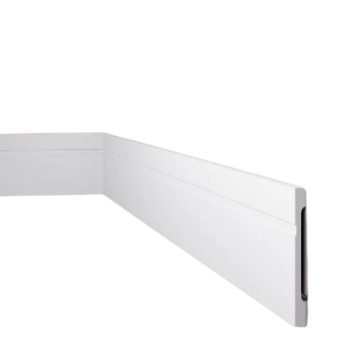 Belgian Foam Skirting Length 2 m Width 18 cm Height 15 cm White | FD15