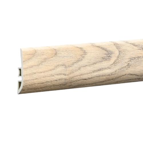 Wooden Wall Skirting 240x4.5x0.8 cm Light Beige | Abyat Company Model 484707