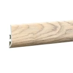 Wooden wall skirting, light beige color, size 240x4.5x0.8 cm, model 484707