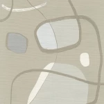  Wall decoration modern design, size 10 m x 0.53 m, dark beige color, model  73204