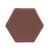 Hexagonal Interlock Pavement Tile Dark Red Color, Size 20x20 cm, Thickness 8 cm | Al Sarif company