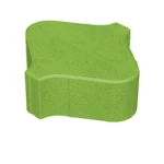 بلاط رصيف انترلوك شكل التجويف  براند الارمك  سمك  8 سم اللون اخضر