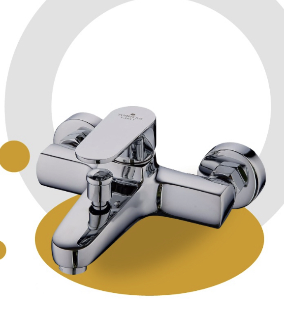 خلاط دش استحمام اتوميتك ايطالي اللون كروم باثروي | برايم العربية