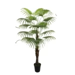  نخيل مروحي صناعي، لون أخضر، ارتفاع 180 سم 