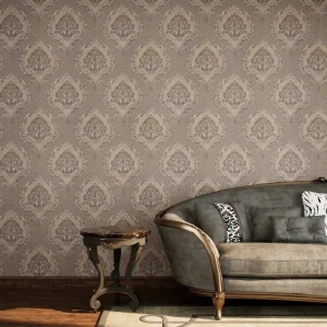 WallPaper 10 mx50 cm Light Brown Color Classic | GF62045