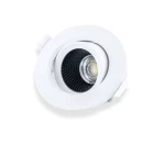  Adjustable Antiglare Spotlight LED Alfanar 6.5W 520 lumen Size 7 cm Color Temperature  Warm White
