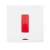 Electrical light switch 1 gang double pole with led 45 Amp Sidra Alfanar Size 14 × 7 cm Color White 