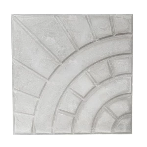 Decorative Tile for Flooring 40x40x5 cm, Grey Color | Al Sarif Building Materials