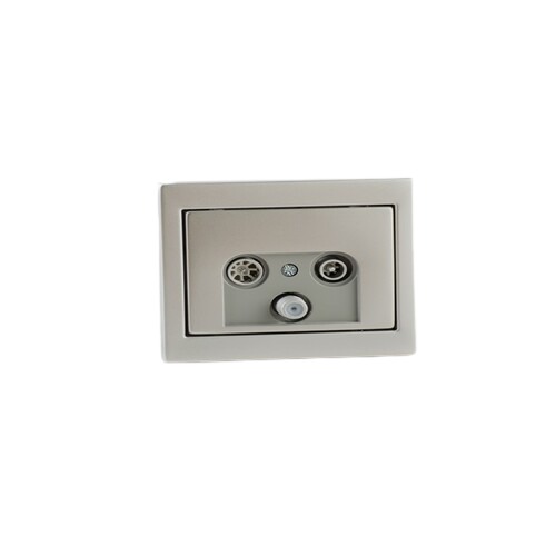 Antenna Socket K5, Size 7×7 cm, Silver Color | N0639S
