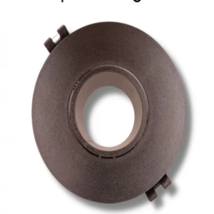 Single Spotlight Frame 11 cm Diameter, Black Color | Matkel Store