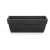 Plastic plant pot size 58 x25x21 cm black color