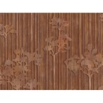 Patterned wallpaper, brown color, length 5 m, width 0.53 m, model 221080  