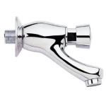 Automatic Brass Washbasin Mixer, Single Line, Self locking, Chrome Color