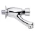 Automatic Brass Washbasin Mixer, Single Line, Self locking, Chrome Color
