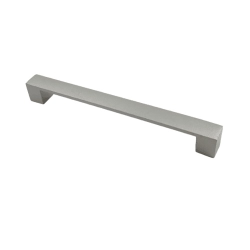 Stainless Steel Rectangular Kitchen Cabinet Handle 19.2 cm, Grey | Wonderful Kitchens