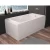 Bathtub Model ALASKA, White Color, Size 150×70 cm