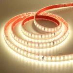 Outdoor LED Strip with Adhesive Tape, 10 m Roll, 10 Watt per Meter, Yellow Light Color