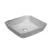 Square Clear Glass Countertop Wash Basin 40x40x10.5 cm | Abyat Company - Image 2