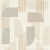 Geometric wall covering, beige color, length 10 m, width 0.53 m, model Maison