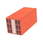 طوب احمر  مفرغ  معزول بالبولسترين  مصنع الميمني مقاس 40×20×20 سم وزن 11.2 كجم