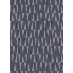 German Wall paper, size 10m x 0.53m, Black Color, Model 10061-37