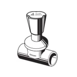 محبس ppr مغلف كروم مقاس 25 مم، ضغط 25 بار، لون اخضر | شركه المني