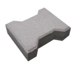 Interlock paving tiles, behaton design, size 20x16  cm, thickness 6 cm, gray color | Al Wasd industrial