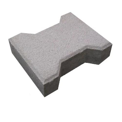 Interlock Paving Tiles Behaton Design 20x16 cm, 6 cm Thick, Gray | Al Wasd industrial