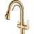 Kitchen Sink Mixer With Desalination Filter 41 cm, Gold Color