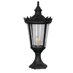 Outdoor Wall Mounted Hanging Lantern 40×20 cm, Black Color | Matkel Store