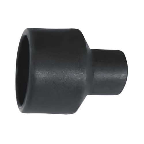 نقاص بلاستيك HDPE مقاس 63×25 مم، طول 63 مم، أسود | مصنع الاتحاد للانابيب