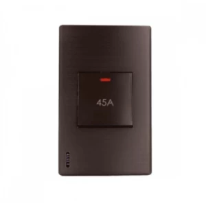 AC Switch 45 Amp 14×7 cm Matte Black | Matkel Store