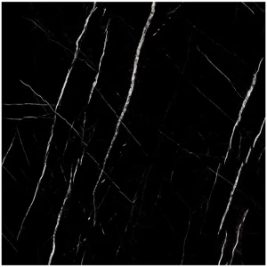 Polish Porcelain Tiles 120x120 cm, Black Color, Marquina Model | Abyat Company