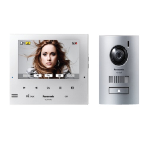 فيديو انتركم باناسونيك 7 بوصة شاشة عرض LCD فضي، تصميم بزراير لمس | Panasonic