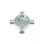 علبة قسام دائرية كهربائية حديد مقاس 20 ملم، 4 خطوط  | مصنع يونايتد للكهرباء