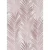 Leaf patterned wallpaper, pink color, length 10 m, width 0.53 m, model 10031-05