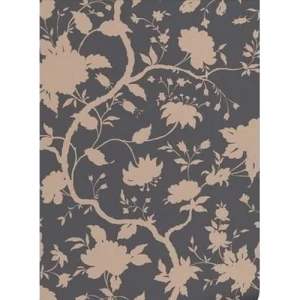 Wall Decoration Floral Design 10m x 0.53m Dark Brown | Balbaid Decor Company