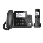 Panasonic Digital (Cordless/Corded) Telephone with 1 Corded Handset and 1 Cordless Handset