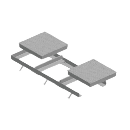 Mild Steel Solid Top Trench Cover Size 750 mm, Gray Color | Saudi Cast Company