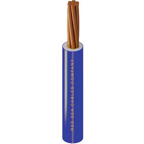 سلك مجدول CU/0HLS مقاس 120mm2، 450/750V، لون أزرق، طول 2000 m | RESCAB