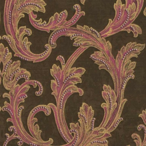Italian Wall Covering Dark Brown, 10m x 0.73m, Model 24118 | Balbaid Decor Company