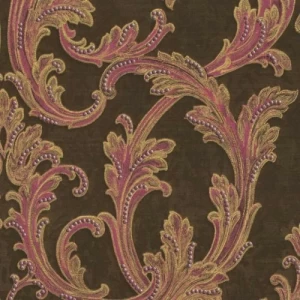 Italian Wall Covering Dark Brown, 10m x 0.73m, Model 24118 | Balbaid Decor Company