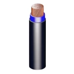 Single Core Copper Cable 600/1000 V, PVC, Stranded, Size 95 mm2,  Blue Color | Riyadh Cables